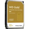 Western Digital 22TB WD Gold Enterprise Class SATA Internal Hard Drive HDD - 7200 RPM, SATA 6 Gb/s, 512 MB Cache, 3.5" - WD221KRYZ