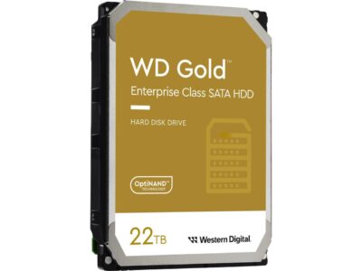 Western Digital 22TB WD Gold Enterprise Class SATA Internal Hard Drive HDD - 7200 RPM, SATA 6 Gb/s, 512 MB Cache, 3.5" - WD221KRYZ