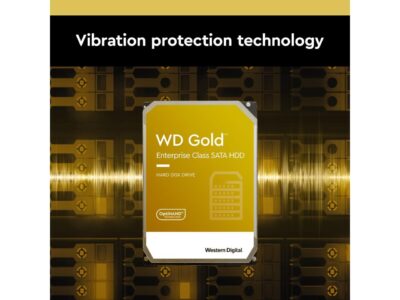 Western Digital 22TB WD Gold Enterprise Class SATA Internal Hard Drive HDD - 7200 RPM, SATA 6 Gb/s, 512 MB Cache, 3.5" - WD221KRYZ