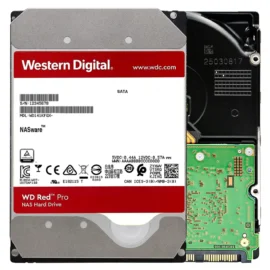 Western Digital 22TB WD Red Pro NAS Internal Hard Drive HDD - 7200 RPM, SATA 6 Gb/s, CMR, 512 MB Cache, 3.5" - WD221KFGX