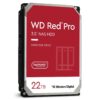 Western Digital 22TB WD Red Pro NAS Internal Hard Drive HDD - 7200 RPM, SATA 6 Gb/s, CMR, 512 MB Cache, 3.5" - WD221KFGX