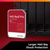 Western Digital 22TB WD Red Pro NAS Internal Hard Drive HDD - 7200 RPM, SATA 6 Gb/s, CMR, 512 MB Cache, 3.5" - WD221KFGX