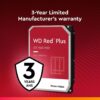 WD Red Plus WD30EFPX 3TB 5400 RPM 256MB Cache SATA 6.0Gb/s 3.5" Hard Drives