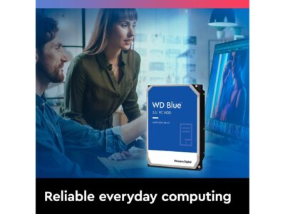 WD Blue 2TB Desktop Hard Disk Drive - 7200 RPM SATA 6Gb/s 256MB Cache 3.5 Inch - WD20EZBX