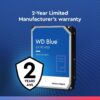 WD Blue 2TB Desktop Hard Disk Drive - 7200 RPM SATA 6Gb/s 256MB Cache 3.5 Inch - WD20EZBX