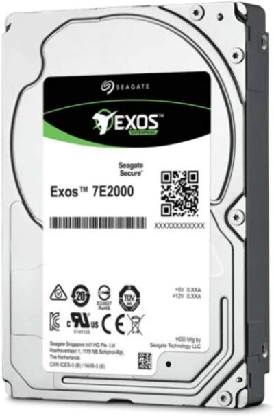 Seagate Exos 7E10 10TB Internal Hard Drive HDD - 3.5 Inch 4Kn SAS 12GB/s, 7.200 RPM, 256MB Cache and 2M MTBF for Enterprise, Data Centre (ST10000NM003B)