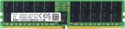 Samsung 128GB DDR5 4800MHz PC5-38400 ECC RDIMM 4Rx4 2S2Rx4 (EC8 10x4) Quad Rank 1.1V Registered DIMM 288-Pin Server RAM Memory M321RAGA0B20-CWK