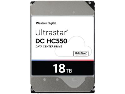 WD Ultrastar DC HC550 18TB Hard Drive 3.5" Internal 512MB 7200 RPM SAS 12Gb/s 512E SE P3 0F38353 (WUH721818AL5204)