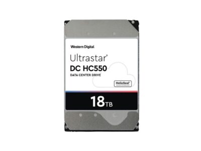 WD Ultrastar DC HC550 18TB Hard Drive 3.5" Internal 512MB 7200 RPM SAS 12Gb/s 512E SE P3 0F38353 (WUH721818AL5204)