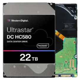 WD Ultrastar DC HC580 0F62785 HUH721212ALE600 22 TB Hard Drive - 3.5 Internal - SATA - Conventional Magnetic Recording [CMR] Method