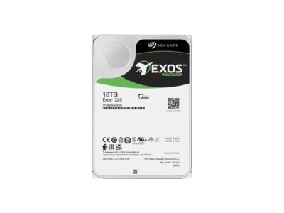 Seagate Exos X20 ST18000NM003D 18TB 7200 RPM 256MB Cache SATA 6.0Gb/s 3.5" Internal Hard Drive