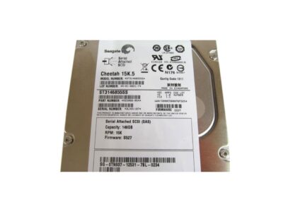 Seagate Cheetah 15K.5 ST3146855SS 146.80 GB 3.5" Internal Hard Drive - SAS - 15000 - 16 MB Buffer - 1 Pack