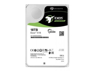 Seagate Exos X18 ST18000NM000J 18TB 7200 RPM 256MB Cache SATA 6.0Gb/s 3.5" Internal Hard Drive