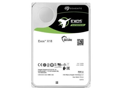 Seagate Exos 16TB (ST16000NM000J) Enterprise HDD X18 SATA 6Gb/s 512e/4Kn 7200 RPM 256MB Cache 3.5" Internal Hard Drive