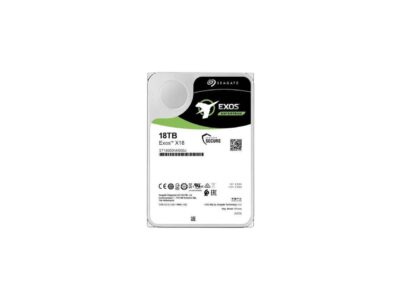 Seagate Exos X18 ST18000NM005J 18TB 7200 RPM 256MB Cache SAS 12Gb/s 3.5" Internal Hard Drive, 512E/4KN SED