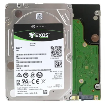 Seagate Exos 10E2400 ST1200MM0009 1.2TB 10K RPM 512n SAS 12Gb/s 2.5-Inch Enterprise Hard Drive