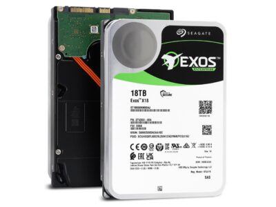 Seagate 18TB Exos X18 7200 RPM SAS 12Gb/s 512e/4Kn 256MB Cache 3.5-Inch Enterprise Hard Drive HDD (ST18000NM004J)