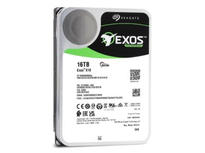 Seagate 16TB Exos X18 7200 RPM SAS 12 Gb/s 256MB Cache 512e/4Kn 3.5-inch Enterprise Hard Drive HDD (ST16000NM004J)