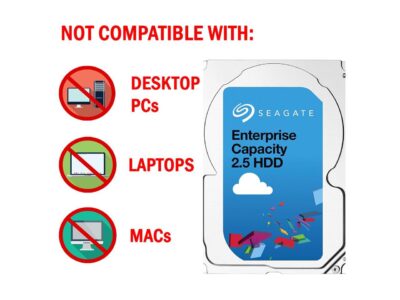 Seagate 1TB Enterprise Capacity 2.5 Internal Hard Disk Drive SAS 12Gb/s 7200 RPM 128MB Cache Model ST1000NX0453