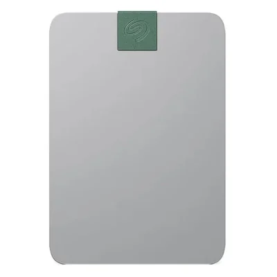 seagate ultra touch hdd 4tb external hard drive - 15mm, pebble grey, post-consumer recycled material, 6mo dropbox and mylio, rescue services (stma4000400)