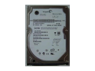 Seagate Momentus 5400.2 ST98823AS 80GB 5400 RPM 8MB Cache SATA 1.5Gb/s 2.5" Notebook Hard Drive Bare Drive