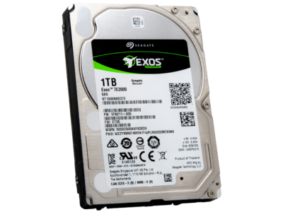 Seagate Exos 7E2000 1TB 7200-RPM Dual-Port 512e SAS-12Gb/s 128MB-Cache 2.5-Inch Enterprise Capacity Data Center Hard Disk Drive (ST1000NX0373)