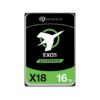 Seagate Exos 16TB (ST16000NM000J) Enterprise HDD X18 SATA 6Gb/s 512e/4Kn 7200 RPM 256MB Cache 3.5" Internal Hard Drive