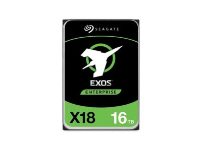 Seagate Exos 16TB (ST16000NM000J) Enterprise HDD X18 SATA 6Gb/s 512e/4Kn 7200 RPM 256MB Cache 3.5" Internal Hard Drive