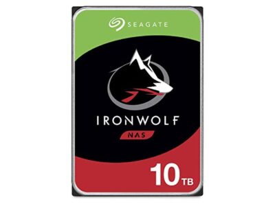 Seagate IronWolf ST10000VN000 10TB 7200 RPM 256MB Cache SATA 6.0Gb/s 3.5" Hard Drives Bare Drive