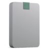 seagate ultra touch hdd 5tb external hard drive - 15mm, pebble grey, post-consumer recycled material, 6mo dropbox and mylio, rescue services (stma5000400)