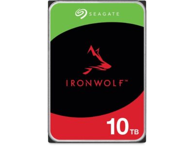 Seagate IronWolf ST10000VN000 10TB 7200 RPM 256MB Cache SATA 6.0Gb/s 3.5" Hard Drives Bare Drive