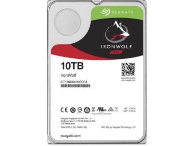 Seagate IronWolf ST10000VN000 10TB 7200 RPM 256MB Cache SATA 6.0Gb/s 3.5" Hard Drives Bare Drive