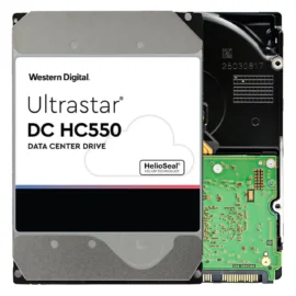 WD Ultrastar DC HC550 18TB Hard Drive 3.5" Internal 512MB 7200 RPM SAS 12Gb/s 512E SE P3 0F38353 (WUH721818AL5204)