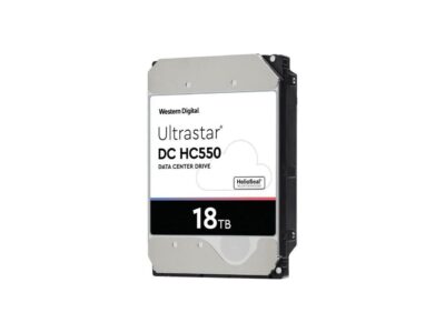WD Ultrastar DC HC550 18TB Hard Drive 3.5" Internal 512MB SATA 7200 RPM 512E SE NP3 DC HC550 0F38459 (WUH721818ALE6L4)