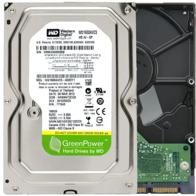 Western Digital AV-GP WD1600AVCS 160 GB 3.5' Internal Hard Drive