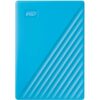 WD 2TB My Passport, Portable External Hard Drive, Blue, backup software with defense against ransomware, and password protection, USB 3.1/USB 3.0 compatible - WDBYVG0020BBL-WESN