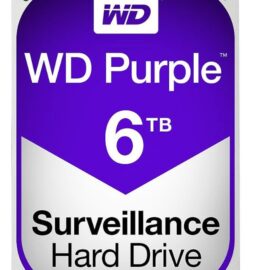 WD Purple 6TB WD60PURX Surveillance Hard Disk Drive - 5400 RPM Class SATA 6Gb/s 64MB Cache 3.5 Inch