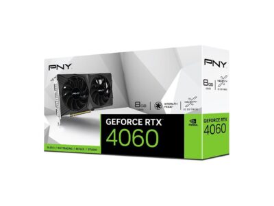 PNY GeForce RTX 4060 8GB VERTO Dual Fan Graphics Card DLSS 3