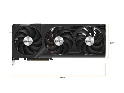 GIGABYTE GeForce RTX 4090 WINDFORCE V2 24G Graphics Card, 3x WINDFORCE Fans, 24GB 384-bit GDDR6X, GV-N4090WF3V2-24GD Video Card