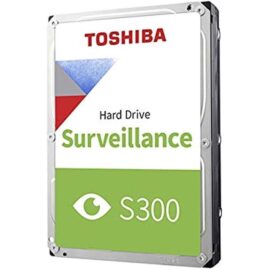 Toshiba 6TB S300 Surveillance 3.5" SATA Internal Hard Drive. 24/7 Operation, Supports 64 cameras,256MB Cache, 180TB/Year workload,SMR (HDWT860UZSVA)