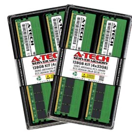 128GB RAM for Dell PowerEdge T560, R660, R660xs, R6615, R6625, R760, R760xa, R760xd2, R760xs, R7615, R7625, R860, R960 | DDR5 4800MHz EC8 RDIMM PC5-38400 2Rx8 ECC Registered Server Memory Kit