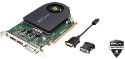 PNY VCQ2000-PB - Nvidia Quadro 2000 Graphics Card - 1GB GDDR5-192 CUDA Core