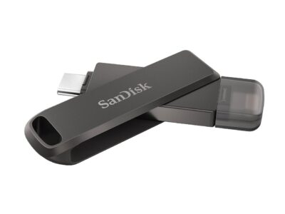 SanDisk 256GB iXpand Flash Drive Luxe for Your iPhone and USB Type-C Devices (SDIX70N-256G-GN6NE)