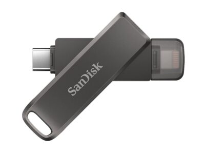 SanDisk 256GB iXpand Flash Drive Luxe for Your iPhone and USB Type-C Devices (SDIX70N-256G-GN6NE)