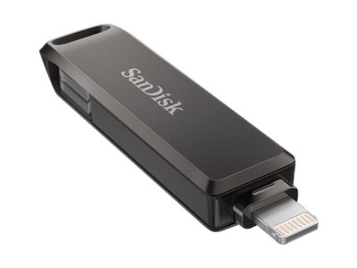 SanDisk 256GB iXpand Flash Drive Luxe for Your iPhone and USB Type-C Devices (SDIX70N-256G-GN6NE)