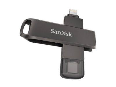 SanDisk 256GB iXpand Flash Drive Luxe for Your iPhone and USB Type-C Devices (SDIX70N-256G-GN6NE)