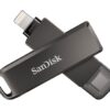 SanDisk 256GB iXpand Flash Drive Luxe for Your iPhone and USB Type-C Devices (SDIX70N-256G-GN6NE)