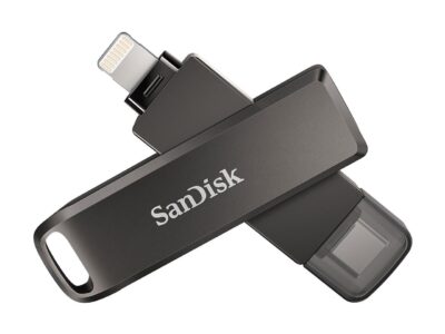 SanDisk 256GB iXpand Flash Drive Luxe for Your iPhone and USB Type-C Devices (SDIX70N-256G-GN6NE)