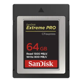 SanDisk Extreme Pro 64GB CFExpress Flash Card Model SDCFE-064G-GN4NN