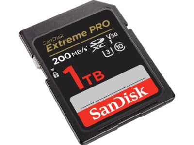 SanDisk 1TB Extreme Pro SDXC UHS-I/U3 V30 Class 10 Memory Card, Speed Up to 200MB/s (SDSDXXD-1T00-GN4IN)